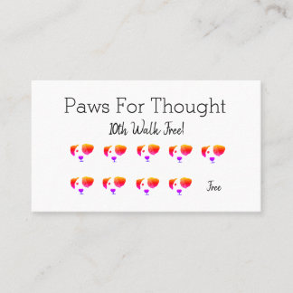 Fun Rainbow Chien marchant Chien Grossissant Carte