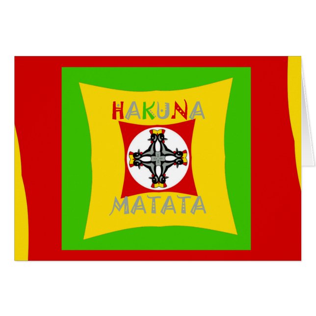 Fun Rasta couleur rouge or vert (Devant horizontal)