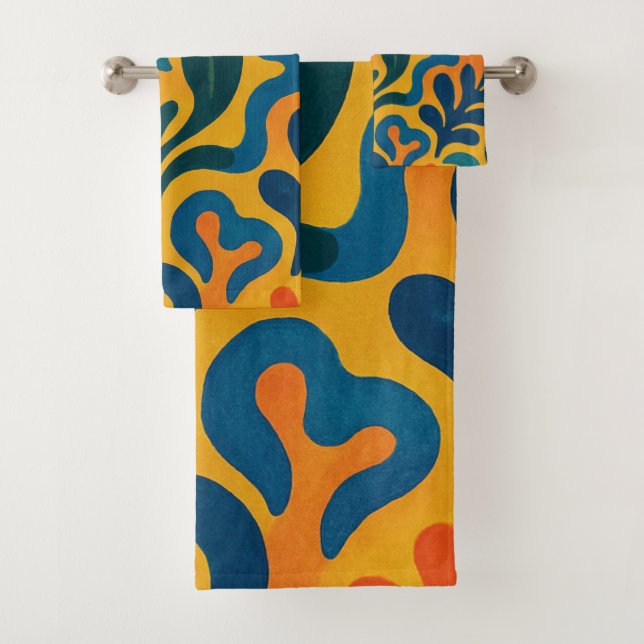 Fun Retro Garden Collage Motif Motif (En situation)