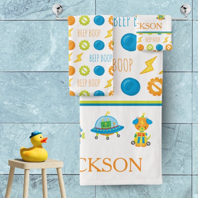 Fun Robot coloré Boop Boop Motif Kid (Créateur téléchargé)
