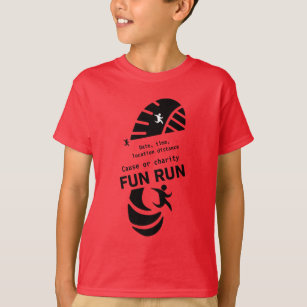 Fun Run Event Cause Charity Promotion T-Shirt