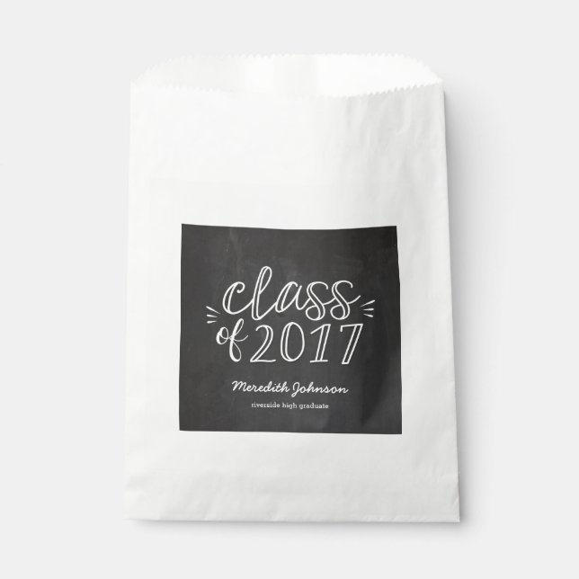 Fun Script Graduation Favoriser les sacs (Devant)