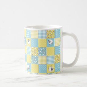 Fun Sheep : Mug Faux Patchwork à la campagne