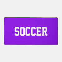 Fun Sporty FOOTBALL Texte Blanc Sur Violet Clair