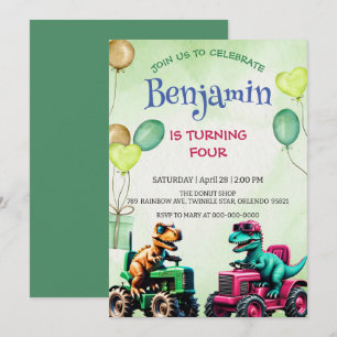 Fun t rex dinosaure tracteur ballon camion ballon 