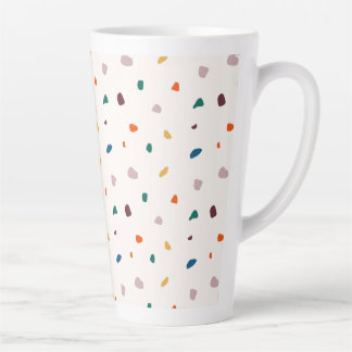 Fun Terrazzo Imprimer Latte Mug