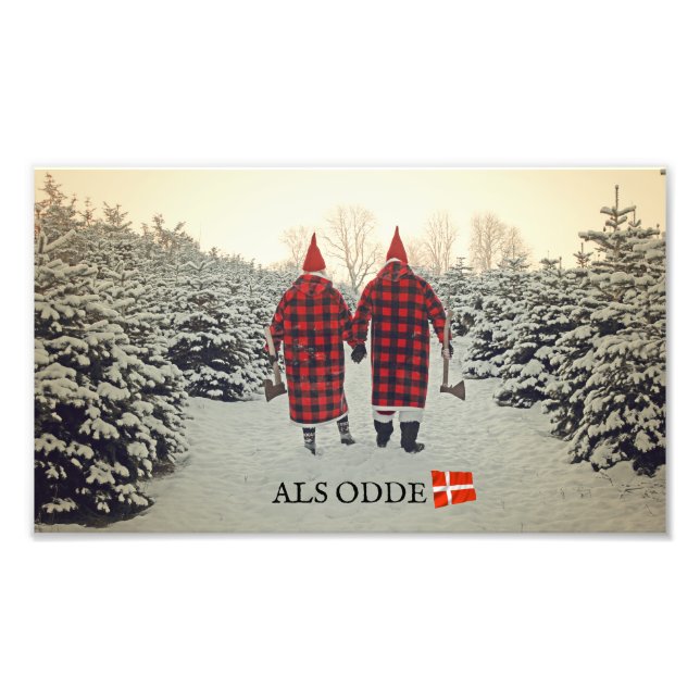 Fun Winter Als Odde/Danemark Photo Imprimer! (Devant)