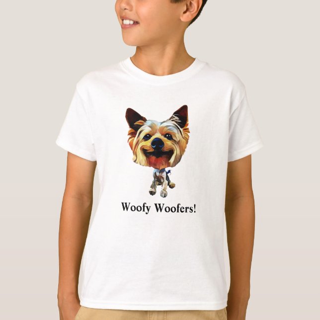 Fun Yorkshire Terrier Boys T-Shirt (Devant)