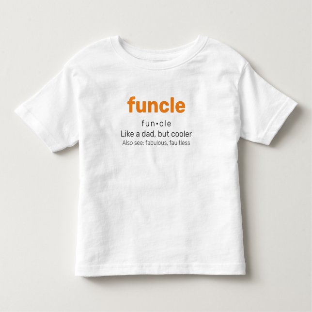 Funcle - Fun oncle famille T-shirt (Devant)