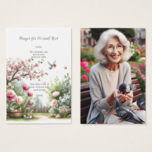 Funérailles / Carte de prière commémorative pour l