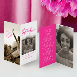 Funérailles dans nos coeurs pour toujours carte de