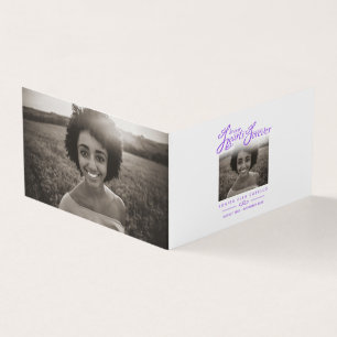 Funérailles dans nos coeurs pour toujours carte po