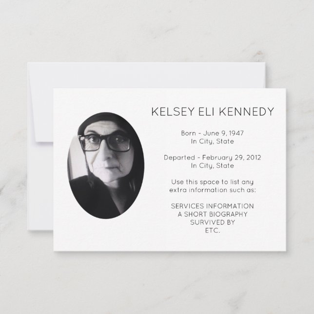 funérailles florales vintages (Devant)