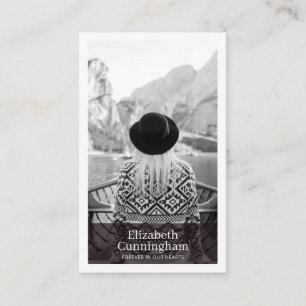 Funeral Memorial Moderne et simple Carte photo