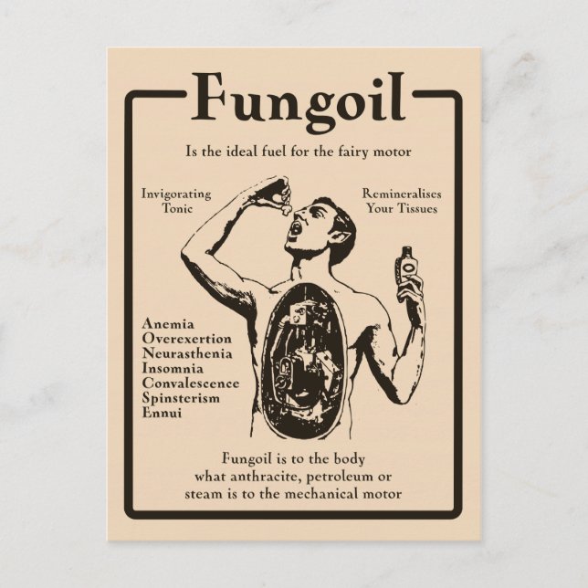 Fungoil Annonce - Carte postale (Devant)