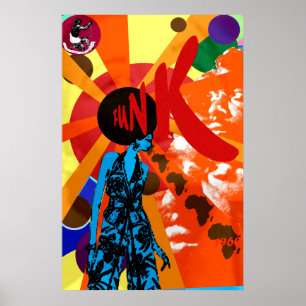 Funkart Funk cadeaux de style poster vintage rétro