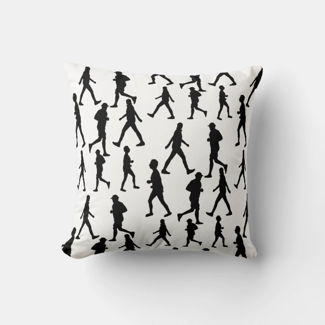 Funky 'Allez-y!' Coussin de jogging et de course à (Recto)
