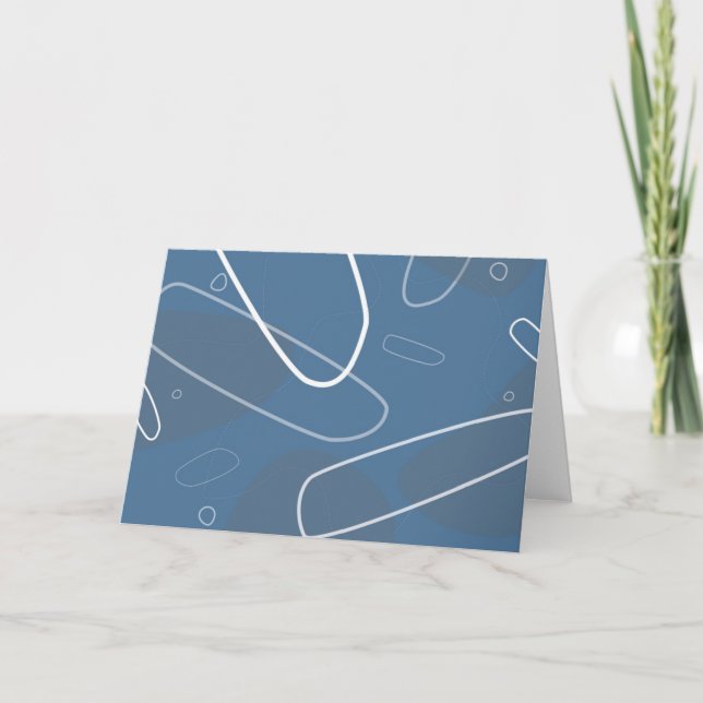 Funky atomique style carte de voeux (Devant)