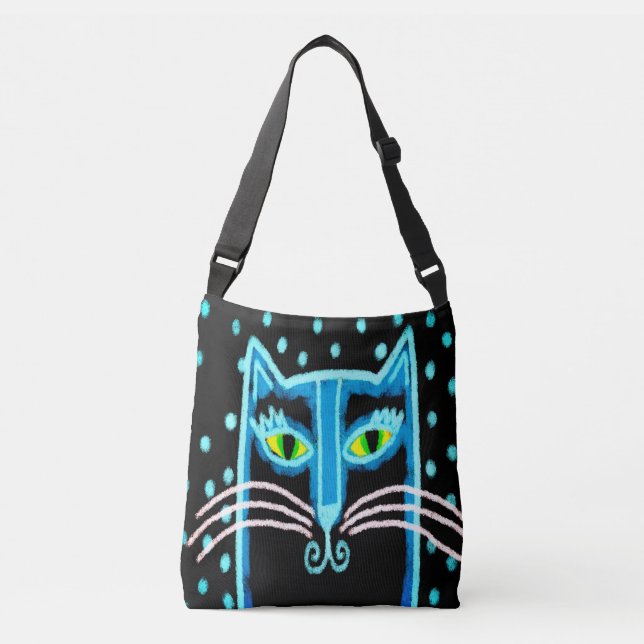 Funky Black Cat Sac fourre-tout (Devant)