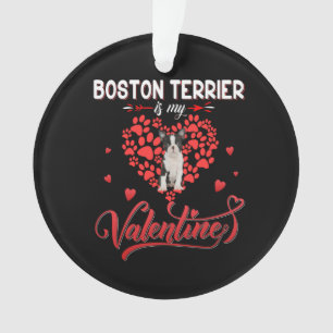 Funky Boston Terrier Est Ma Valentine