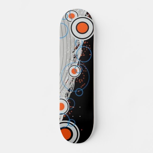 Funky Circular Motif Skateboard (Recto)