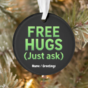Funky Free Hugs Posez-Vous Simplement À La Famille