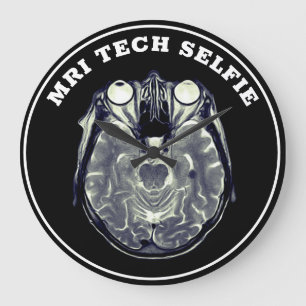 Funky IRM Tech Selfie Xray Grande horloge