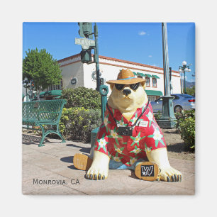 Funky Monrovia Magnet !