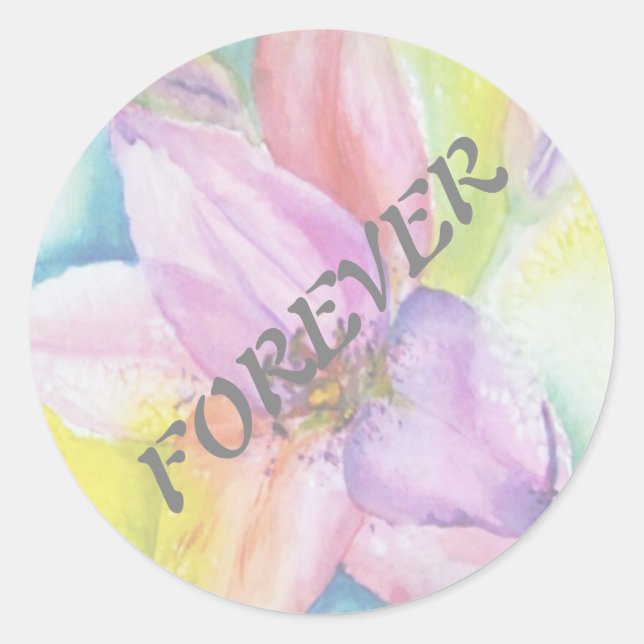 FUNKY NEON LILY MARIAGE STICKERS (Devant)