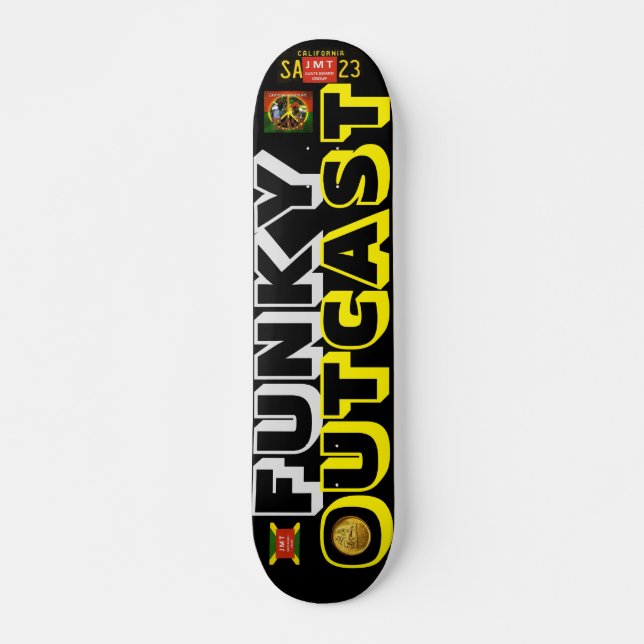 FUNKY OUTCAST  JMT 7 3/4" Planche de Skateboard (Devant)