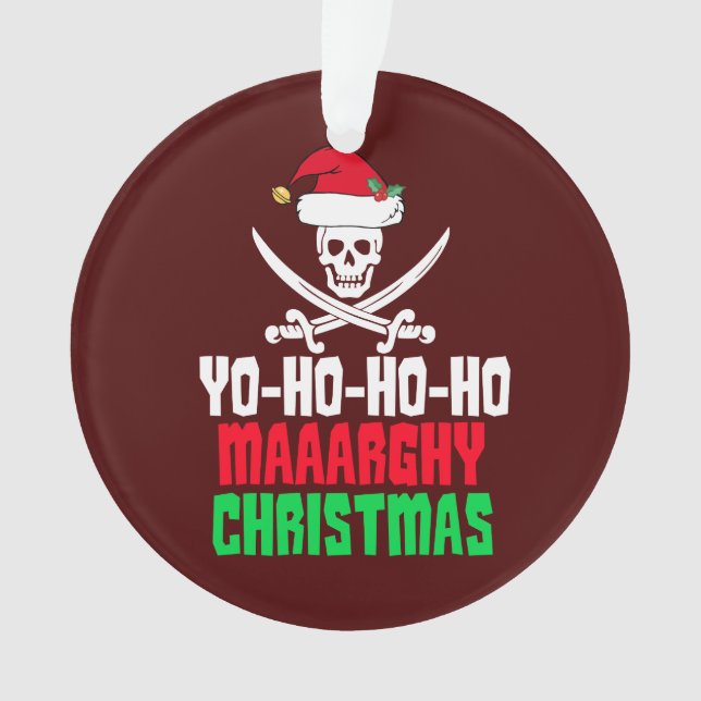 Funky Pirate Christmas Pun Yo Ho Ho Ho (devant)