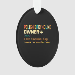 Funky polonais Greyhound Vintage Retro Chien Maman