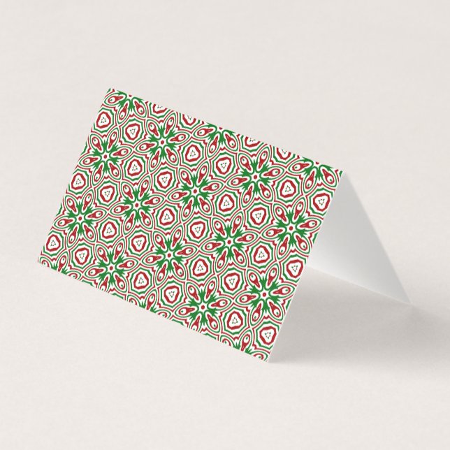 Funky Trippy Eclectique Boho Noël Kaleidoscope (Back)