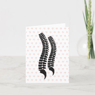 Funky Two Spines Romantique ou Carte Valentine