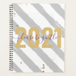 Funny 2021 S'il vous plaît être doux le Nouvel An 
