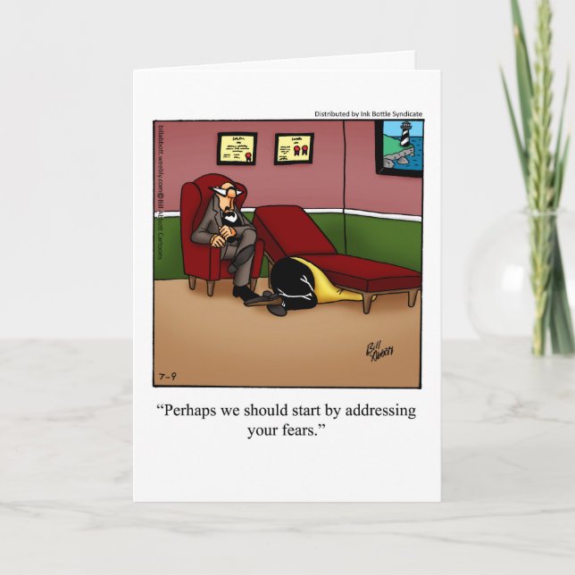 Funny 40e Bonne carte de voeux d'anniversaire (Devant)