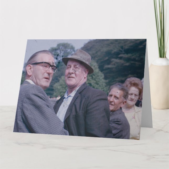 FUNNY 50E ANNIVERSAIRE CARTE DE SALUT (Devant)