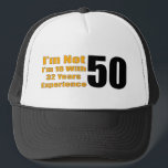 Funny 50e anniversaire Casquette<br><div class="desc">Cadeaux de 50e anniversaire de la Mug Parcourez nos cadeaux de 50e anniversaire comme un fantastique cadeau de 50e anniversaire pour un membre de la famille ou des amis. Nous offrons une grande variété de cadeaux de 50e anniversaire pour convenir à tout homme ou femme qui reconnaîtra et commémorera le...</div>