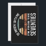 Funny 50th Birthday I’m From The 1970s<br><div class="desc">Idée cadeau d'humour d'anniversaire qui dit "Sois patient avec moi,  je viens du les années 70". Un grand cadeau pour maman ou papa fêtant leur 50e anniversaire !</div>