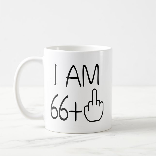 Funny 67th Birthday Coffee Mug (Gauche)
