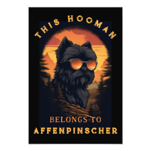 Funny Affenpinscher Chien Parent Photo personnalis