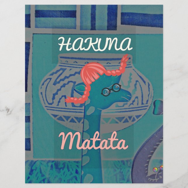 Funny African Giraffe (Devant)