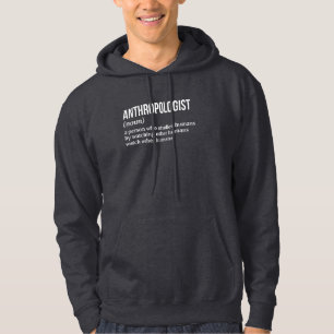 Funny Anthropologue Sweat - shirt à capuche de déf