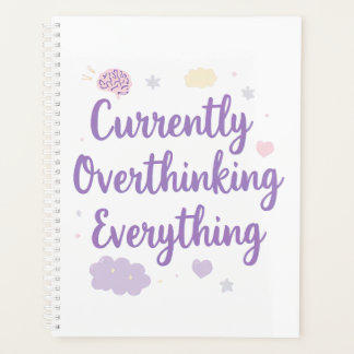 Funny Anxiety Overthinking Quote Pastel