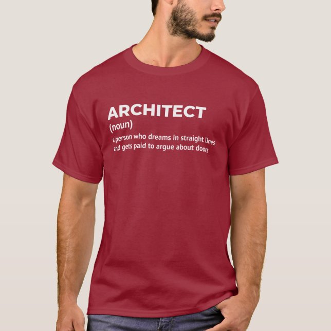 Funny Architect Signifiant T-shirt (Devant)