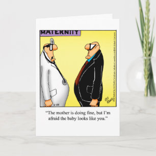 Funny Baby Félicitations Carte de voeux