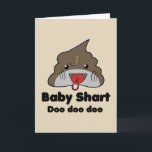 Funny Baby Shark Parody Poop Emoji Carte d'anniver<br><div class="desc">Bébé shark,  doo doo doo doo ! The classic that's taking the world by storm,  rimagined en SHART. Bébé shart,  that ! Et c'est pas doo doo. A funny poop emoji baby shart birthday card that have them busting their butt,  je suis bien,  laughing !!</div>