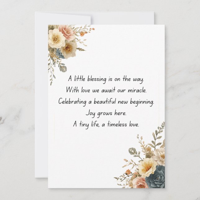 Funny Baby Shower Party Invitation Template (Devant)