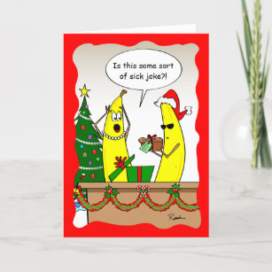 Funny Banana Christmas Card - Cartes de fin de ann