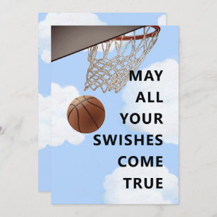 Funny Basketball carte d'anniversaire